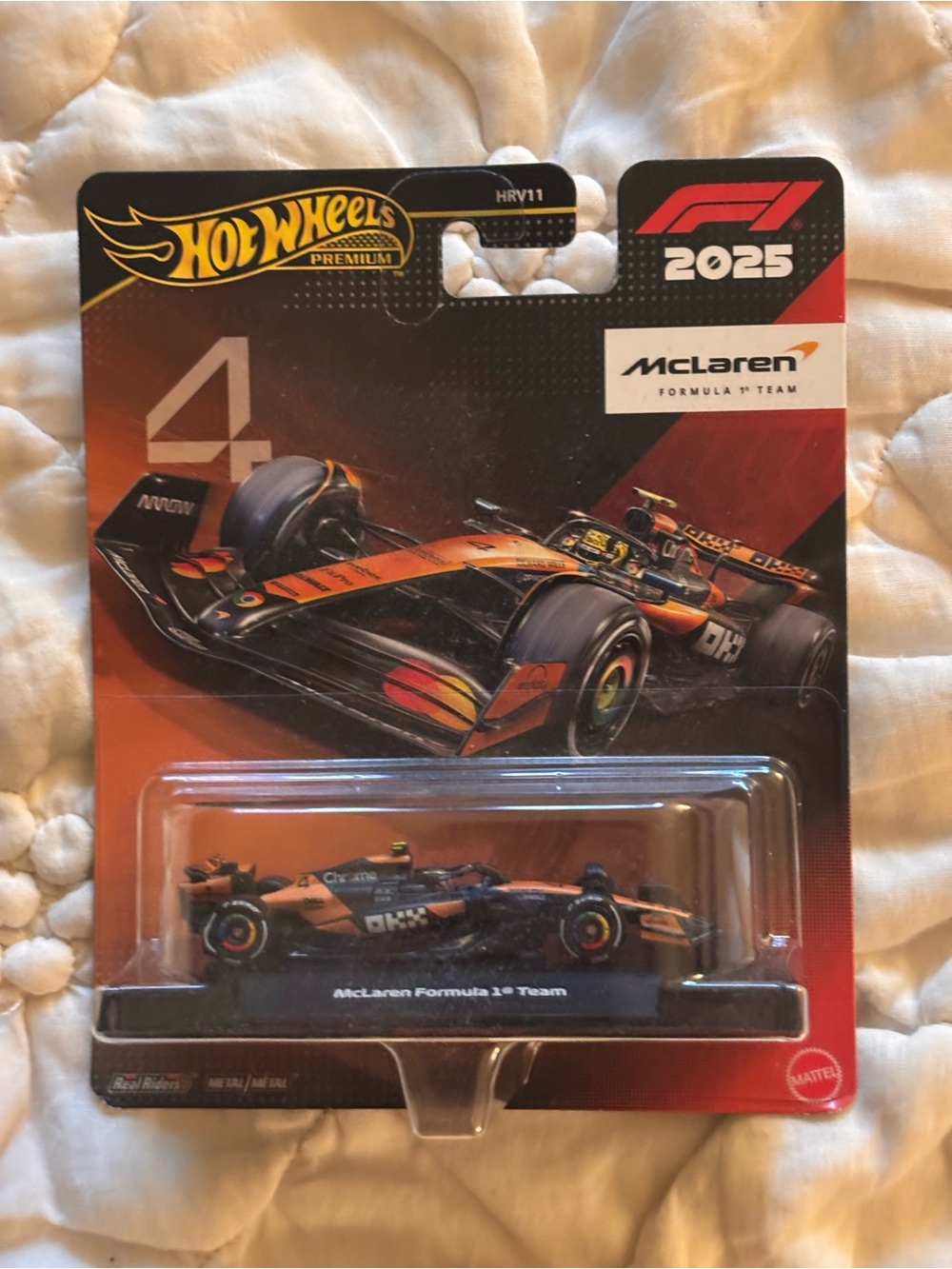Hot Wheels Premium McLaren Formula 1 Team Die-Cast Car - Orange & Black